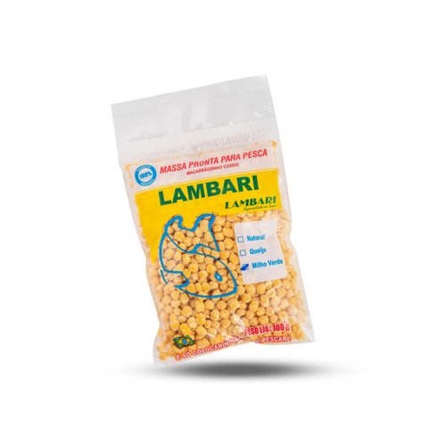 Massa Pronta Lambari Milho Verde 100g para Pesca - Lambari