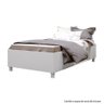 Base Cama Solteiro Box Siena Branco - Kaiki Móveis - 6