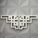 Ver imagem 4 de Mão Francesa Arabesco 20cm Quadrados Abstrato Branco Aço Zarg
