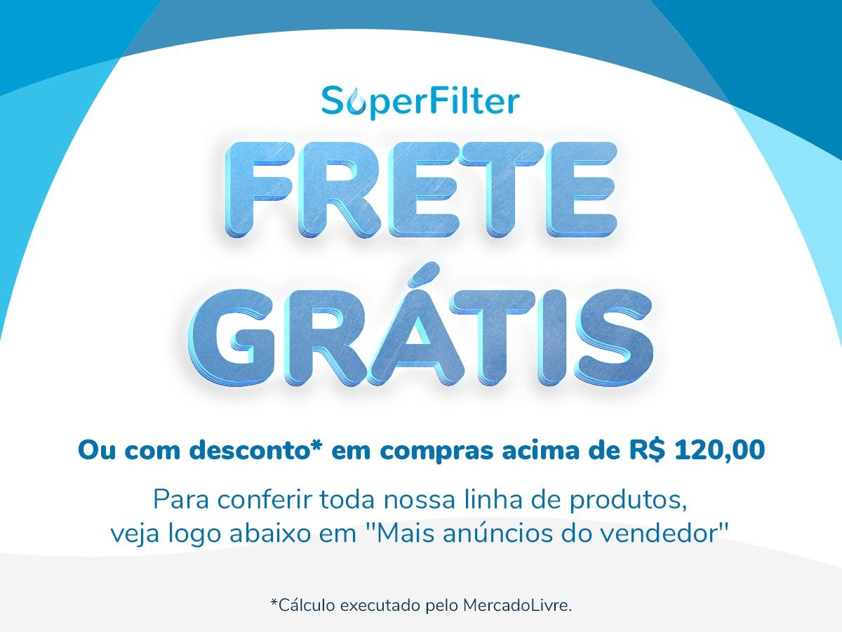 2 Filtro Big Blue 20 Plissado Lavavel + Carbon Block Bbi 2x Fbig20/ 1 1/2 + 01 Cbbig20 + 01 Plbig20/ - 6