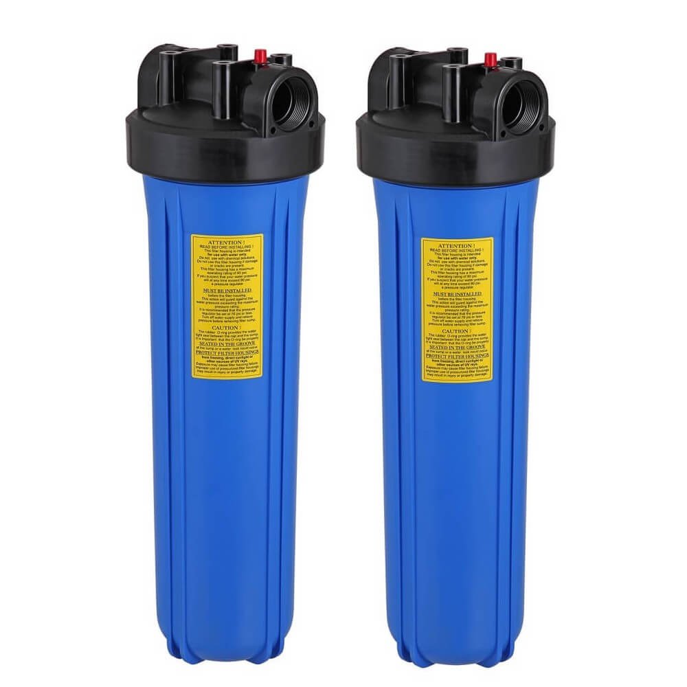 2 Filtro Big Blue 20 Plissado Lavavel + Carbon Block Bbi 2x Fbig20/ 1 1/2 + 01 Cbbig20 + 01 Plbig20/ - 2