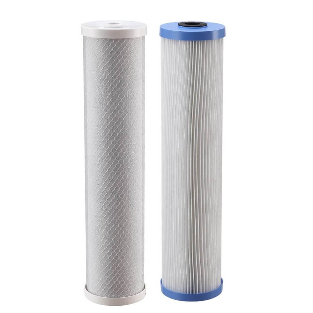 2 Filtro Big Blue 20 Plissado Lavavel + Carbon Block Bbi 2x Fbig20/ 1 1/2 + 01 Cbbig20 + 01 Plbig20/ - 3