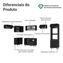Ver imagem 4 de Armário de Cozinha Completa de Canto 465 Cm Preto Nice Madesa 08 Preto
