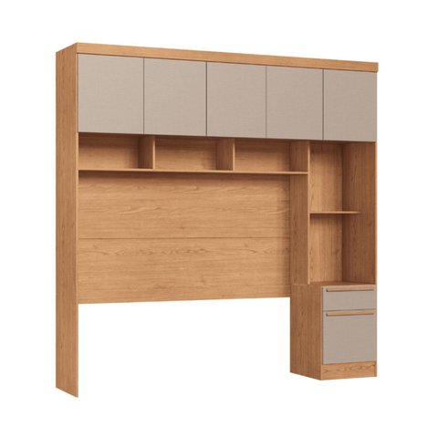 Módulo Ponte Casal Queen 6 Portas 1 Gaveta Infinity