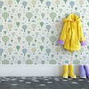 Ver imagem 2 de Papel de Parede Baby Balões em Tons Verdes - 2,50x0,50m