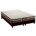 Ver imagem 1 de Cama Box King: Colchão Ortopédico Probel Guarda Costas Extra Firme + Base Crc Suede Brown(193x203)