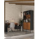 Ver imagem 2 de Conjunto Escritório Home: Escrivaninha 6088+ Estante 6195