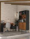 Ver imagem 2 de Conjunto Escritório Home: Escrivaninha 6088+ Estante 6195