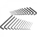 Ver imagem 1 de Jogo de chaves allen 15 mm a 10 mm e 1/16" a 3/8" com 25 peças Nove54