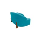 Ver imagem 6 de Namoradeira Sofá Feijão Moscou 130cm Orgânica Suede Azul Turquesa