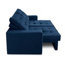 Ver imagem 7 de Sofá Retrátil e Reclinável 2 Lugares 1,50m com Molas Melissa Suede Azul Rover & Beato