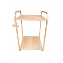 Ver imagem 1 de Mesa Lateral 400 Luna 28090 Hanover/dourado