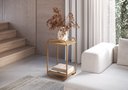 Ver imagem 4 de Mesa Lateral 400 Luna 28090 Hanover/dourado