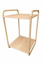 Ver imagem 2 de Mesa Lateral 400 Luna 28090 Hanover/dourado