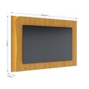 Ver imagem 3 de Painel para TV até 65 Polegadas com LED 216,8cm Multimóveis Crcol-PTV031 Madeirado