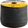 Corda multifilamento trançada 10 mm x 190 m preta em carretel Vonder - 1