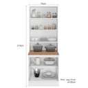 Ver imagem 4 de Paneleiro Cristaleira 4 Portas Olivia