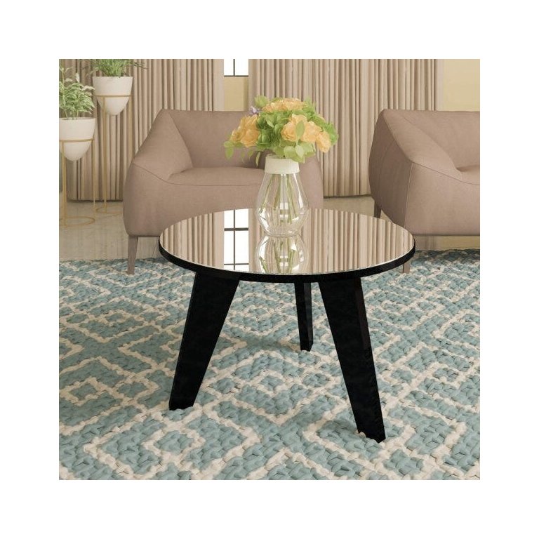 Mesa de Centro Tampo com Espelho Espanha Artely