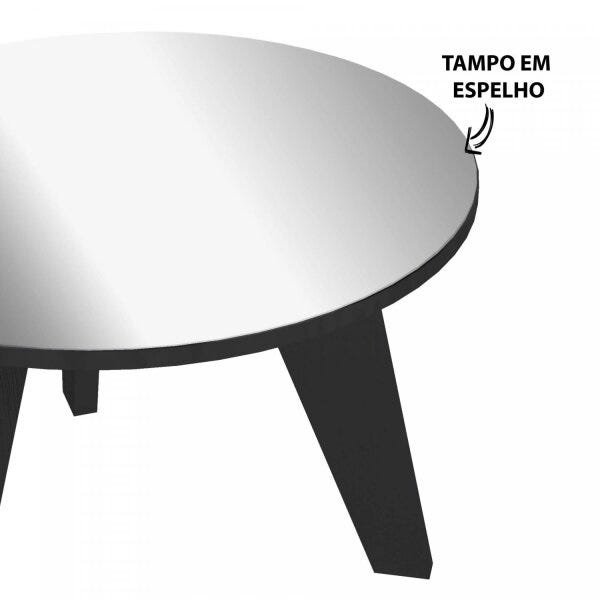Mesa de Centro Tampo com Espelho Espanha Artely - 7