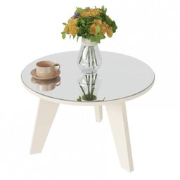 Mesa de Centro Tampo com Espelho Espanha Artely - 2 Mesa de Centro Tampo com Espelho Espanha Artely - 2