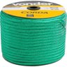 Corda multifilamento trançada 12 mm x 140 m verde em carretel Vonder - 1