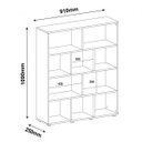 Ver imagem 3 de Estante para Livros 10 Nichos Book Artely