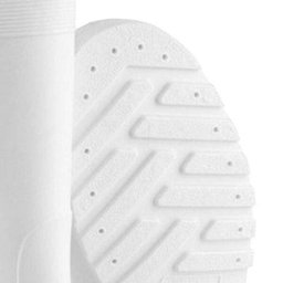 Bota de PVC branca cano médio sem forro 39/40 Nove54 - 4