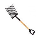 Ver imagem 2 de Forcado para Cascalho com 10 Dentes e Cabo de Madeira 71 Cm - Tramontina 77128504