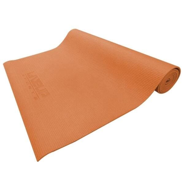 Tapete de Yoga Eva Simples 173x61x0,4cm Laranja Liveup