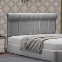 Ver imagem 2 de Cabeceira Madri 120 cm Suede Cinza