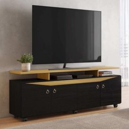 Rack para Tv 65 Polegadas Elogio C/ Rodízios Jcm Movelaria - 2