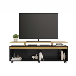 Rack para Tv 65 Polegadas Elogio C/ Rodízios Jcm Movelaria - 3
