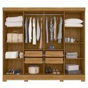 Ver imagem 3 de Guarda Roupa Casal Diplomata 8 Portas Freijó Off White - Moval Freijó Off White