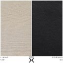 Ver imagem 4 de Poltrona Decorativa Jade Tressê Pés Palito Corano Preto/linho Bege - Nexta Casa