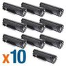Kit com 10 Toner Compatível com HP CE285A 85A 285A CE285AB | P1102 M1132 M1210 M1212 M1130 | 1.8k - 2
