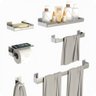 Kit Acessórios Para Banheiro Inox 6 Peças ELG - 11