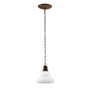 Pendente para 1 Lâmpada Rústico Sombrero Madelustre