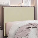 Ver imagem 5 de Cabeceira Decorativa King Size 1,95m Trento Veludo Bege - Gran Belo