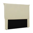 Ver imagem 2 de Cabeceira Decorativa King Size 1,95m Trento Veludo Bege - Gran Belo