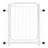 Portão Peto Cães Cachorro Grade Segurança Bebês 78 a 92cm Branco - 2
