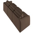 Ver imagem 5 de Sofá Cama para Sala de Estar 3 Lugares 276cm Montserrat K01 Veludo Marrom - Lyam Decor