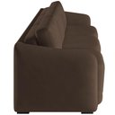 Ver imagem 2 de Sofá Cama para Sala de Estar 3 Lugares 276cm Montserrat K01 Veludo Marrom - Lyam Decor