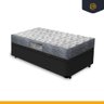 Cama Box Baú Solteiro + Cabeceira Cassis e Colchão Ortobom Iso 100 88cm - 6