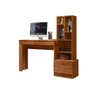 Mesa Escrivaninha Computador Gamer, Notebook Estante Livros:conamomo Mel - 1