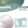 Kit 4 Travesseiros Select Luxo Fibra Importada Antialérgica com 4 Fronhas 100% Algodão - 3