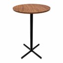 Ver imagem 5 de Mesa Alta Bistrô Industrial Área Gourmet Cali Cor: Louro Freijó - Kmj