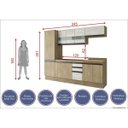 Ver imagem 4 de Cozinha Completa 5 Peças A2694 (Não acompanha Pia) Amália Casamia