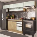 Ver imagem 2 de Cozinha Compacta 4 Peças A2697 (Não acompanha Pia) Amália Casamia