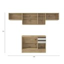 Ver imagem 4 de Cozinha Compacta 4 Peças A2697 (Não acompanha Pia) Amália Casamia