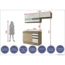 Ver imagem 5 de Cozinha Compacta 3 Peças A2698 (Não acompanha Pia) Amália Casamia
